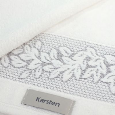 Toalha Banho Provence 135X70Cm 430G/M2 Branca - Karsten