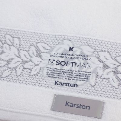 Toalha Banho Provence 135X70Cm 430G/M2 Branca - Karsten