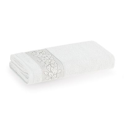 Toalha Rosto Provence 80X48Cm 430G/M2 Branca - Karsten