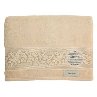 Toalha Banho Provence 135X70Cm 430G/M2 Bege Grão - Karsten