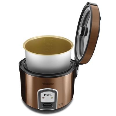 Panela de Arroz Philco PH10 Gold Visor Glass Maxx Gold 4L 220V