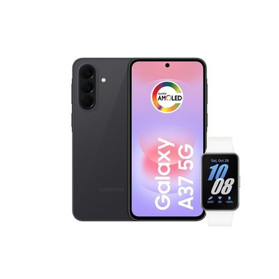 Smartphone Samsung Galaxy A37 5G Tela 6.7 128GB e Galaxy Fit 3 Preto