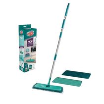 Mop Plano 3 em 1 Flash Limp Evo com Base Flexível Cabo em Inox e Escova
