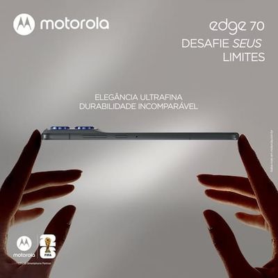 Smartphone Motorola Edge 70 256GB 5G + Fone Moto Buds Loop Bluetooth Preto