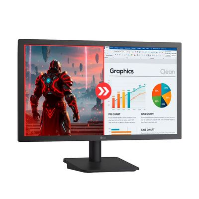 Monitor 22 Full HD 22U403A-B 120Hz 1ms Dynamic Action Sync LG Preto / Bivolt