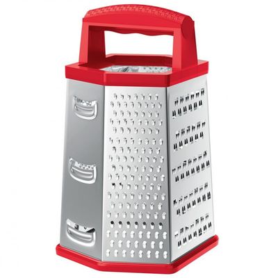 Ralador 6 Faces 9 Inox Euro Home Vermelho Vermelho