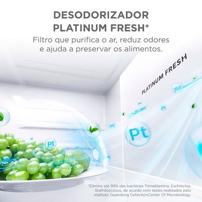 Geladeira Frost Free Multidoor RM905 672L Inverter 3 Portas  Midea Inox / Bivolt