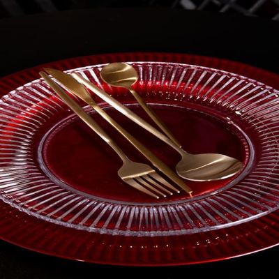 Faqueiro 16 Peças Aço Inox Lyor Ópera Design Elegante Alta Durabilidade Champagne