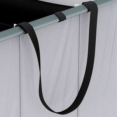 Organizador de Roupas  Flash Limp 3 Compartimentos Dobrável em Poliéster Euro Home Cinza