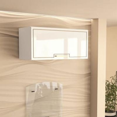 Armário Aéreo Politorno Amara 1 Porta Basculante Branco