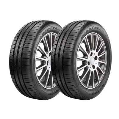 Kit 2 Pneus 195/55R16 EfficientGrip Performance 91V XL EV Goodyear Preto