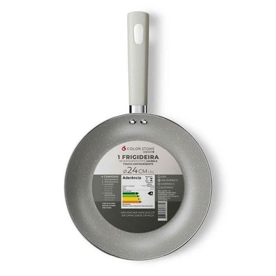 Frigideira Intense 24cm Alumínio Antiaderente Cabo Soft Touch Euro Home Fendi