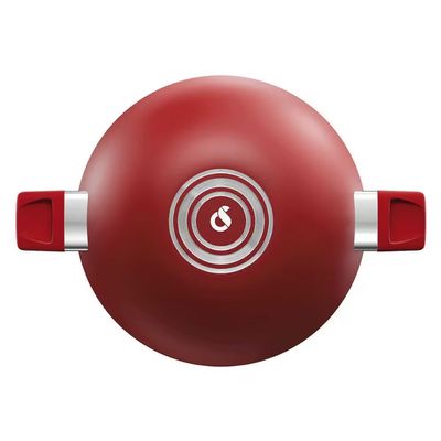 Wok Intense 32 cm com Alça Euro Home Vermelho