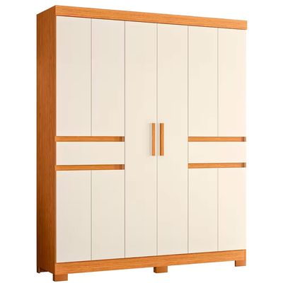 Guarda-Roupa Casal Olímpia 10 Portas 2 Gavetas MDP Palumóveis Off White