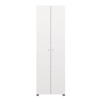 Armário Multiuso New Clean 02 Portas em MDP com 03 Prateleiras Bartira Branco