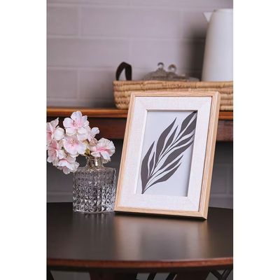 Porta-retratos Lyor MDF 10x15cm Design Clean Resistente e Decorativo Bege