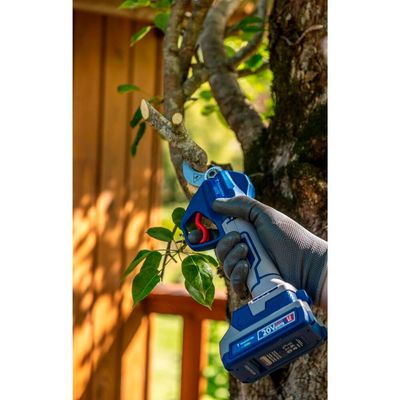 Tesoura de Poda by TOTAL 20V Brushless Corte 30mm Sem Bateria Tramontina Azul