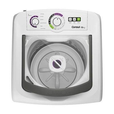 Máquina de Lavar CWH13AB 13kg Dosagem Econômica Ciclo Praia Ciclo Edredom Consul Branco / 220V