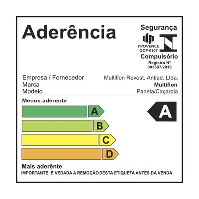 Caçarola Ekó 20 cm Alumínio Antiaderente 7 Camadas com Tampa de Vidro Multiflon Bege