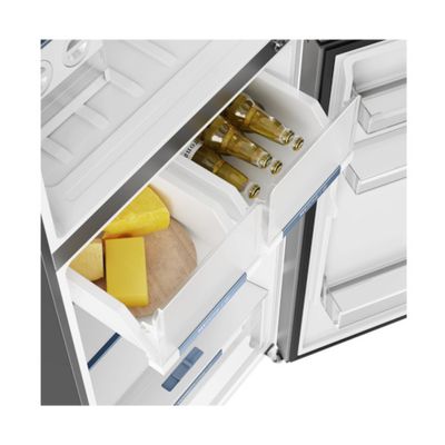 Refrigerador Haier TM480 Top Freezer 480L Frost Free Duplo Inverter Inox / 220V