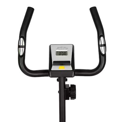 Bicicleta Ergométrica Vertical Max V Painel LCD Sistema Magnético 8 Níveis Dream Preto e Amarelo