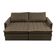 Sofá 3 Lugares Cama InBox Marselha II Retrátil Reclinável com Baú Revestimento Suede Velusoft 180cm Café