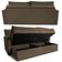 Sofá 3 Lugares Cama InBox Marselha II Retrátil Reclinável com Baú Revestimento Suede Velusoft 180cm Café
