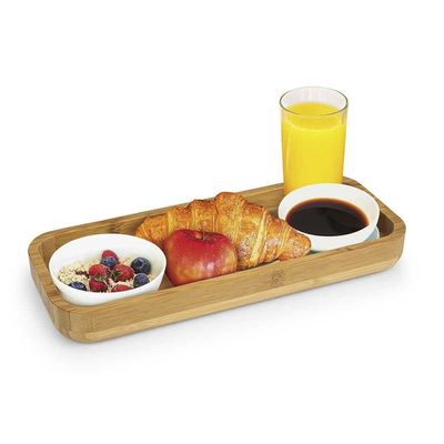 Gamela Retangular Funda Euro Home BAM2901 34x14cm Bambu Natural Bambu