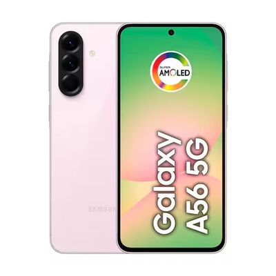 Smartphone Galaxy A56 5G Tela 6.7 128GB Câmera Tripla 50MP + Galaxy Buds Core Samsung Rosa / Bivolt