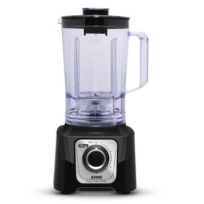 Liquidificador Power Max LN66 2200W 3,1L 15 Velocidades Arno Preto / 220V