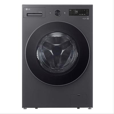 Lava e Seca LG WD16GNTS6 16kg/10kg AI DD Wi-Fi TurboWash 360° Vapor Inox Preto / 220V