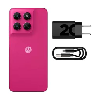 Smartphone Moto G47 6.7 256GB 5G Câmera Dupla 50MP Motorola Rosa