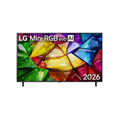 Smart TV 55 4K 55MRGB85BSC QNED Mini LED até 144Hz AI WebOS 26 Dolby Vision LG Preto / Bivolt