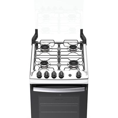 Fogão Agile Up 4 Bocas com Mesa Inox e Acendimento Automático Bivolt Atlas Branco / Bivolt