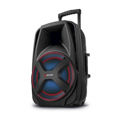 Caixa de Som Amplificada XSound CM-650-N 650W Bluetooth RGB Color Lights Bateria até 9h Mondial Preto / Bivolt
