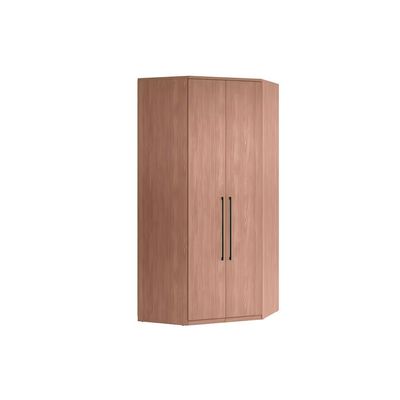 Quarto Modulado Completo Santos Andirá Toledo Wood 100% MDF com LED Marrom