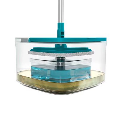 Mop Giratório Água Limpa Flash Limp com Balde e Separação Inteligente Verde