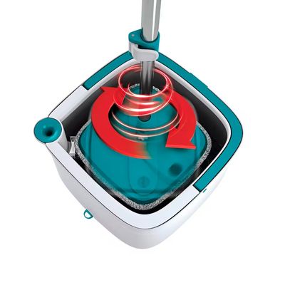 Mop Giratório Água Limpa Flash Limp com Balde e Separação Inteligente Verde