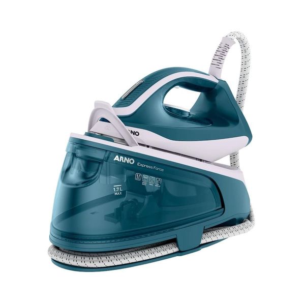 Ferro com Estação de Vapor Express Force 1700W 5,7 Bars Arno Azul / 220V