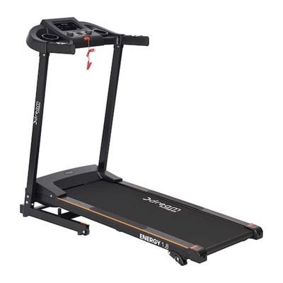 Esteira Eletrônica Dream Energy 1.8 12 Programas Dobrável 110V Preto e Laranja / 110V