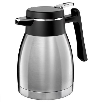 Bule Térmico Euro Home Quebec 1,2L Gatilho Parede Dupla Inox Inox