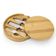 Conjunto Euro Home Tábua de Bambu com 3 Utensílios para Queijo 4 Peças Bambu