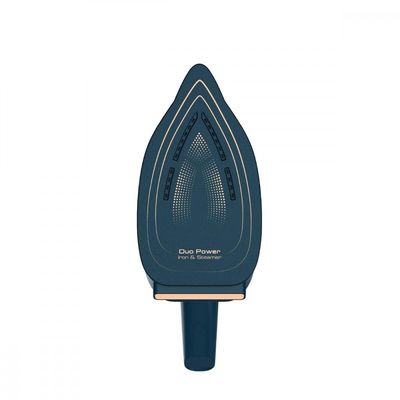 Ferro e Vaporizador Arno Duo Power FVDP 2 em 1 1550W Base Cerâmica Vapor Extra Azul / 110V