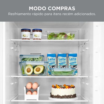 Geladeira Frost Free Inverse 416L Inverter Flexi-Volt Inox Bivolt Midea Inox / Bivolt