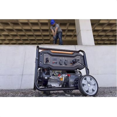 Gerador a Gasolina GGT7000E 6500W AVR Rodas Bivolt Tramontina Laranja / Bivolt