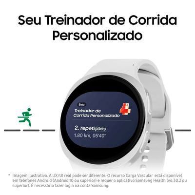 Smartwatch Galaxy Watch8 44mm Bluetooth Tela Cristal Safira GPS Samsung Grafite / Bivolt