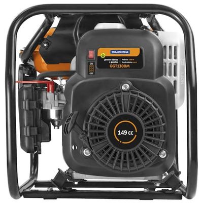 Gerador Elétrico a Gasolina GGT1300M 1300W AVR Portátil Baixo Ruído 220V Tramontina Laranja / 220V