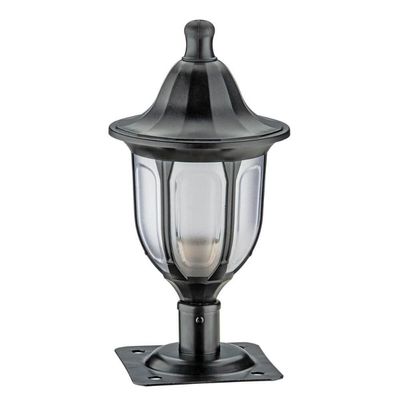 Balizador de Jardim Alumínio 16,5x31cm Preto Lanterna Injetada Termoplástico Luminária de Chão Dital