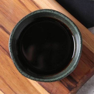 Ramequim Molho Shoyu 70ml Sushi Stoneware Greenery 9x3cm Porto Brasil Restaurante Japonês