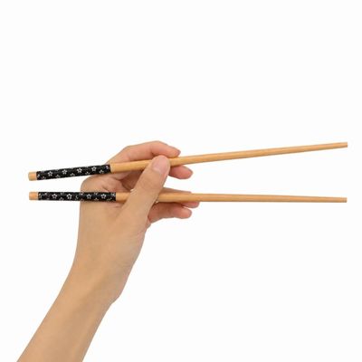 Jogo 40 Pares de Hashis Bambu 24cm Sunflower Lyor Sushi Restaurante Japonês Temakeria
